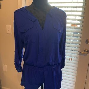 Young, Fabulous‎ & Broke Electric Blue casual Women’s romper